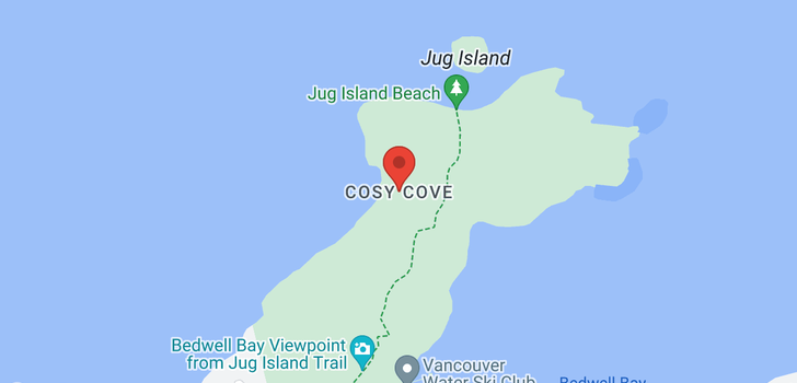 map of LOT 1 COSY COVE